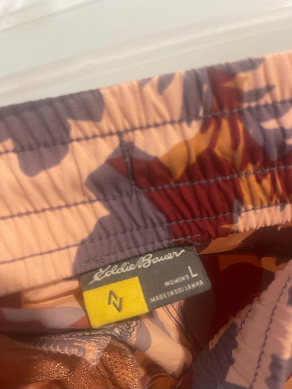 Eddie Bauer Peach-Pink Floral men’s Shorts
